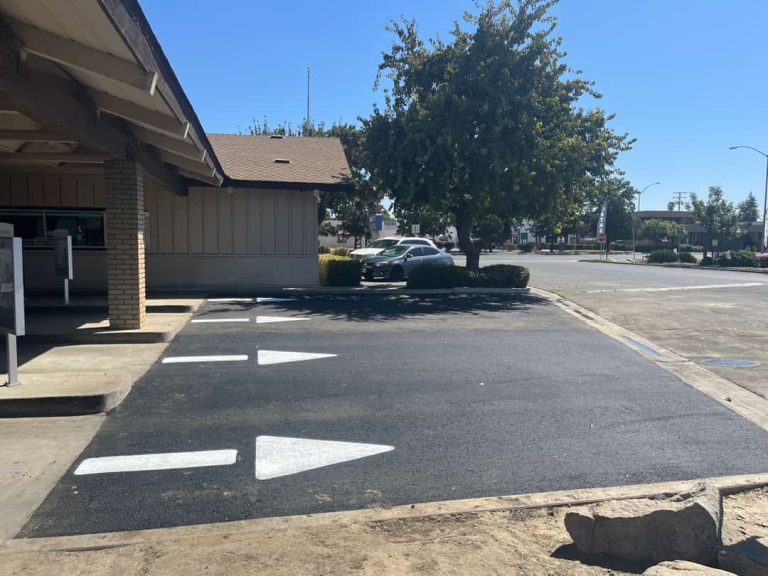 Bank drive through repaired